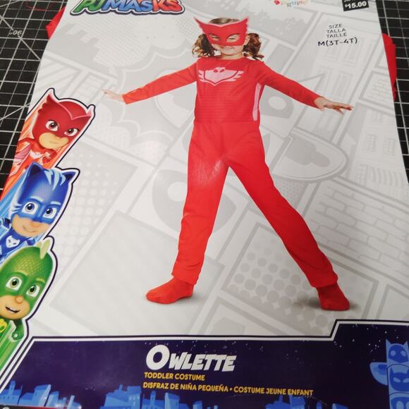 Toddler PJ Masks Owlette Costume Medium (3T/4T) - Picture 2 of 13